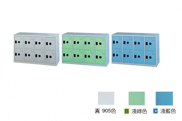 8格鋼製鞋櫃-600x400