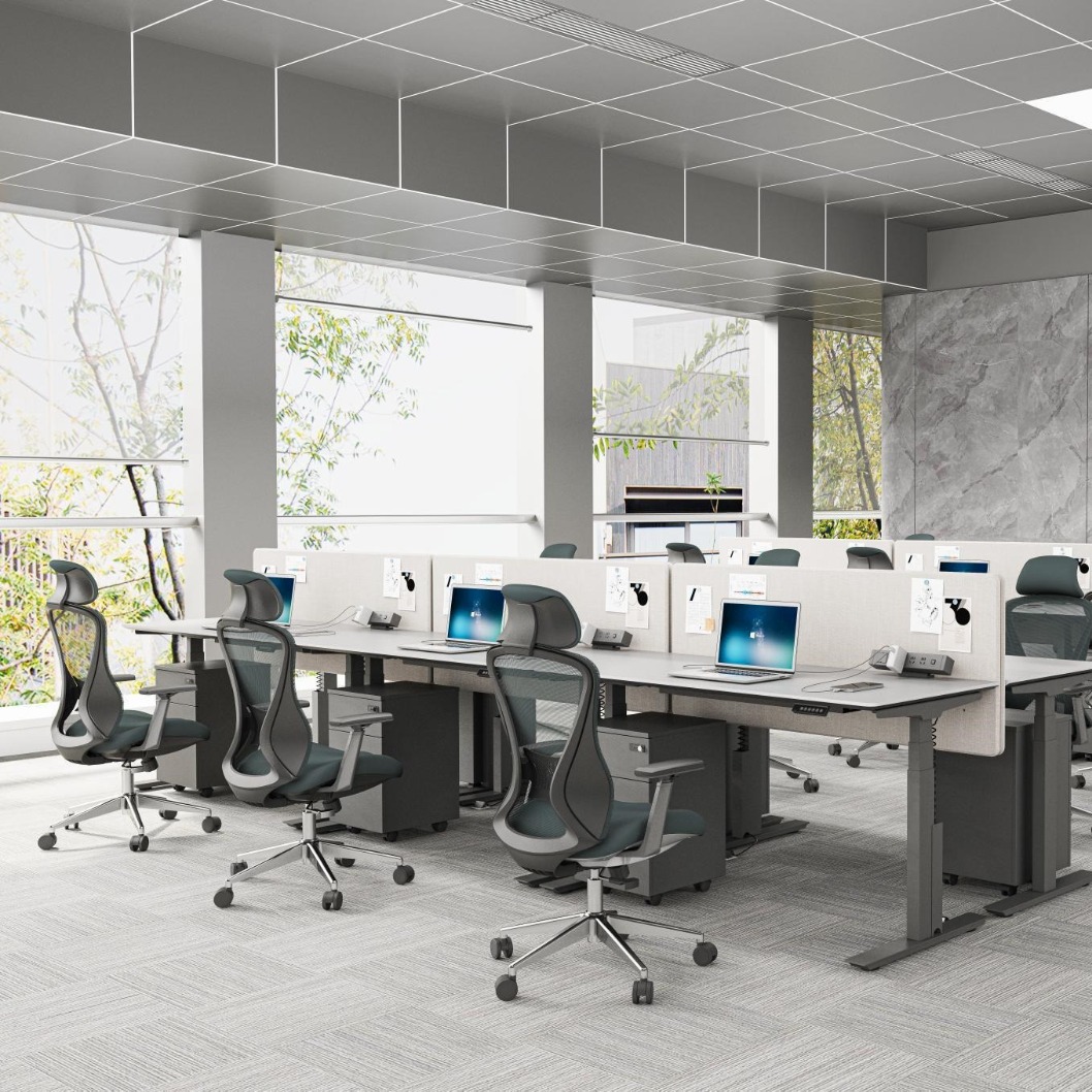 單人型電動升降桌