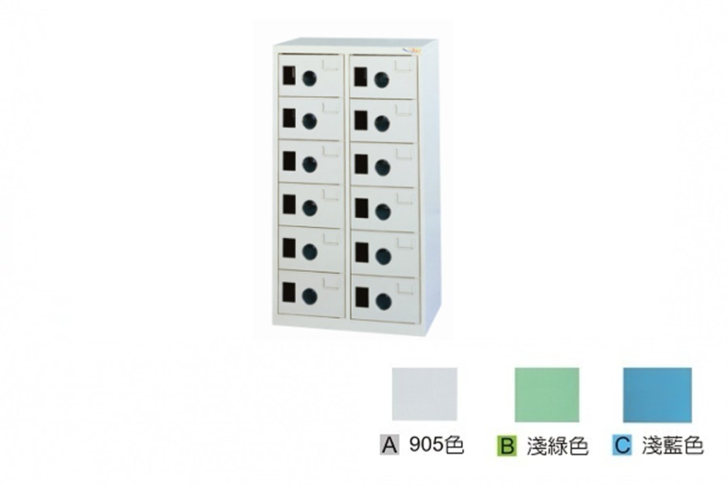 12人(直立式)鋼製鞋櫃 / 集思辦公家具規劃 辦公家具