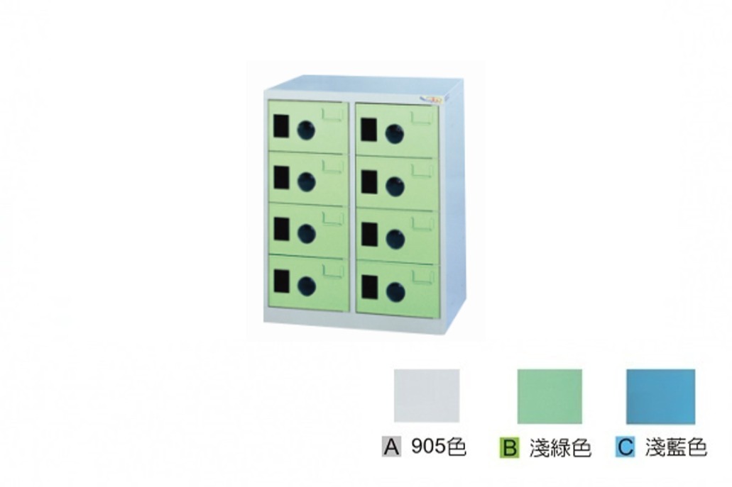 8小格有門鋼製鞋櫃 / 集思辦公家具規劃 辦公家具