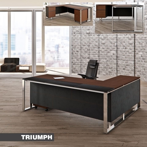 【現代風】TRIUMPH 凱旋 主管桌
