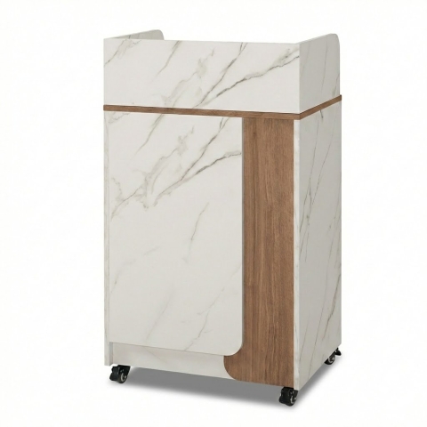 【周邊家具 】娜迪亞 現代收納移動講桌