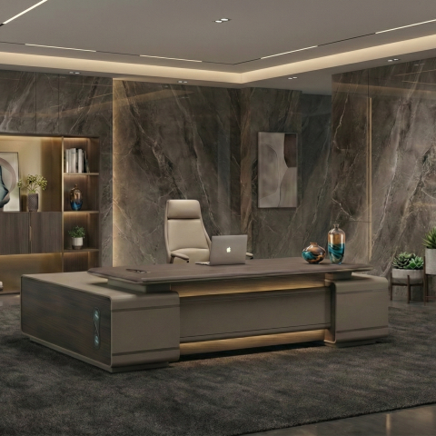 【現代風】宙斯 經典主管桌