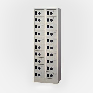 【鋼製鞋櫃-W60cm】20小格有門(直立式)鋼製鞋櫃(內為一格，無隔板)