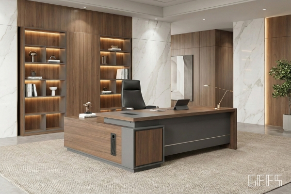 【現代風】凱撒 經典平價主管桌