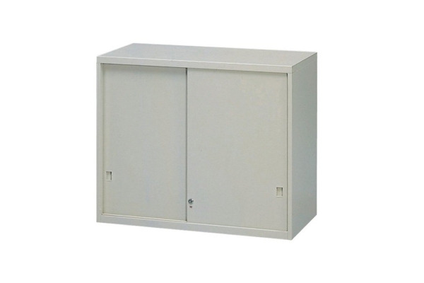 【A型櫃】AS-2U 鐵拉門上置式鋼製公文櫃