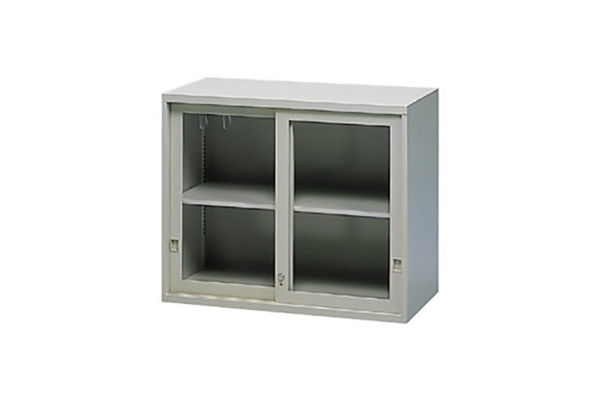 【A型櫃】AK-2U 玻璃加框拉門上置式鋼製公文櫃