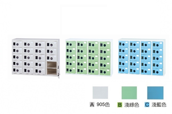 【鋼製鞋櫃-W118cm】20小格有門鋼製鞋櫃(內為一格，無隔板)