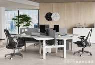 職員三人電動升降桌