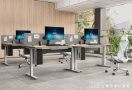 職員單人電動升降桌