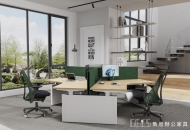 職員雙人電動升降桌